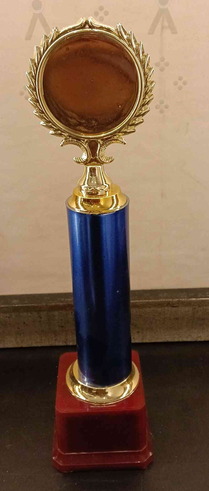 Trophy Plastic 409 A Blue Wreath