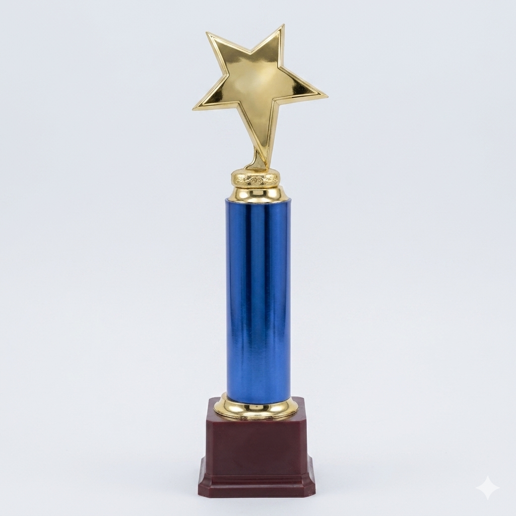 Trophy Plastic 411 A Blue Star