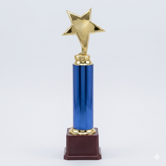 Trophy Plastic 411 A Blue Star