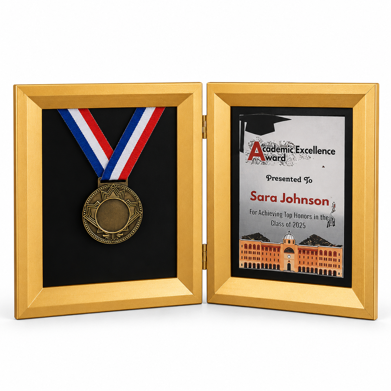 Medal Box Wood Cp121