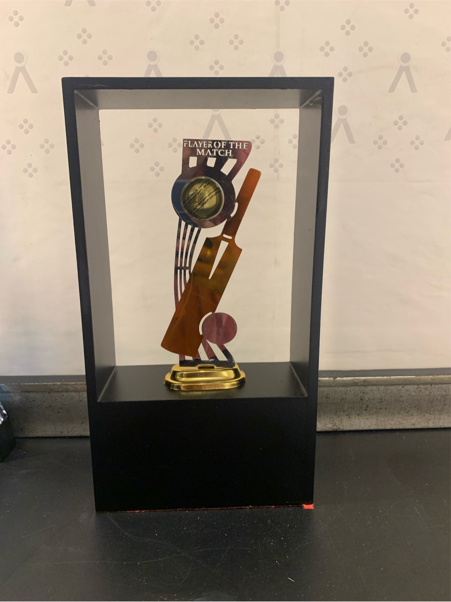 Trophy Wood Player Of The Match