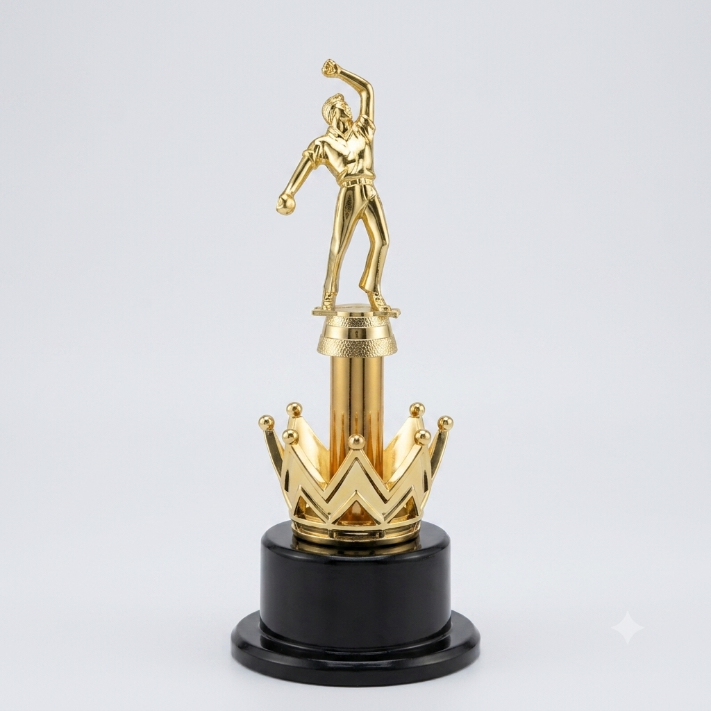Trophy Metal Trophy Crown Bowl